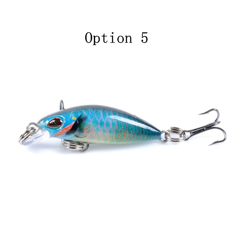 2 pcs 4.1cm 2.5g floating minnow lure