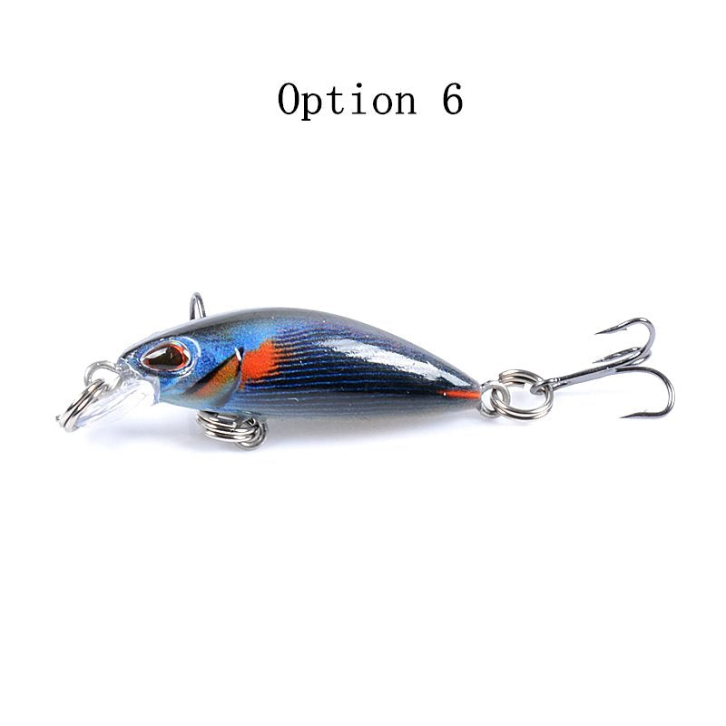 2 pcs 4.1cm 2.5g floating minnow lure