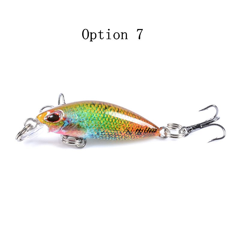 2 pcs 4.1cm 2.5g floating minnow lure