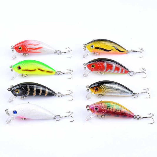 2 pcs 5cm 3.6g floating minnow lure