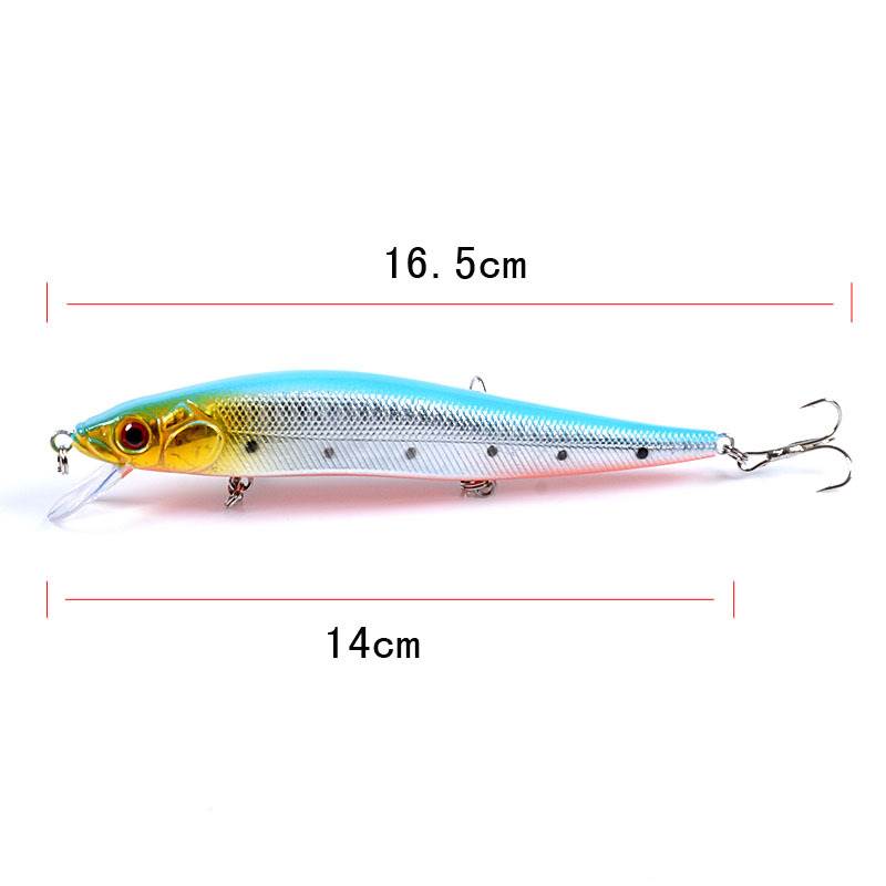 2 pcs 14cm 22.8g floating minnow lure