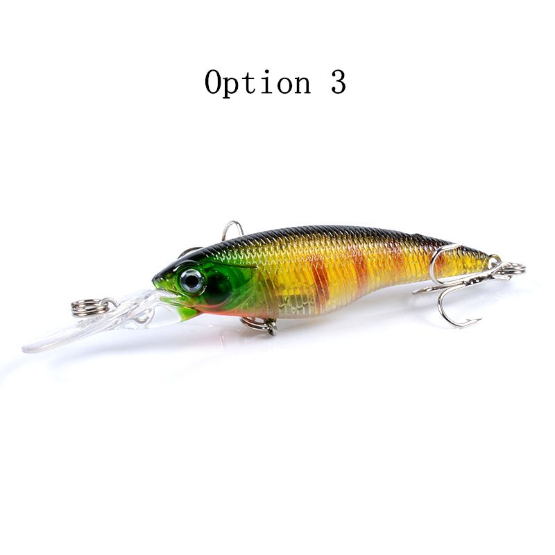 2 pcs 8.2cm 5.7g minnow lure