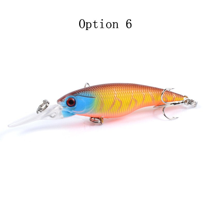 2 pcs 8.2cm 5.7g minnow lure