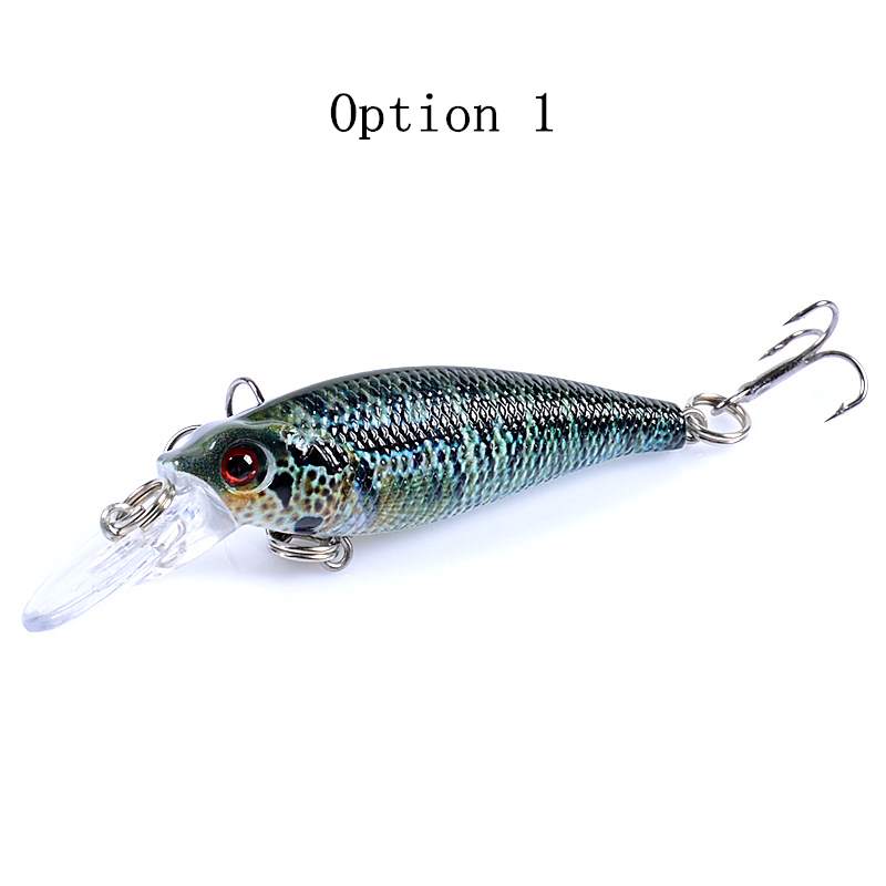 2 pcs 6.5cm 5g sinking water minnow lure