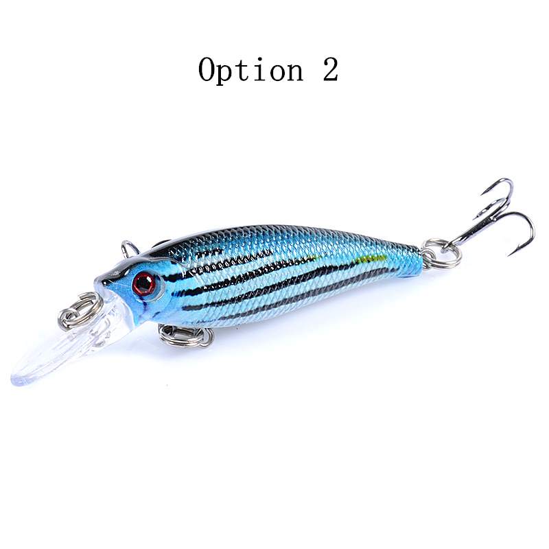 2 pcs 6.5cm 5g sinking water minnow lure