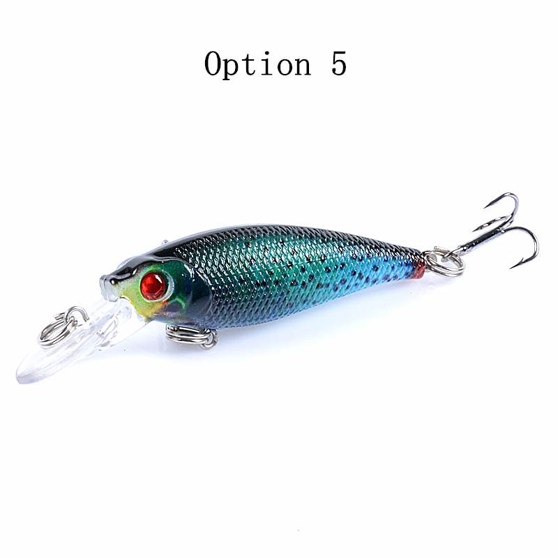 2 pcs 6.5cm 5g sinking water minnow lure