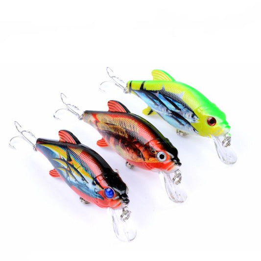 2 pcs 8cm 10.9g floating minnow lure