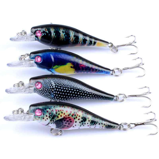 2 pcs 6.5cm 4.7g floating minnow lure