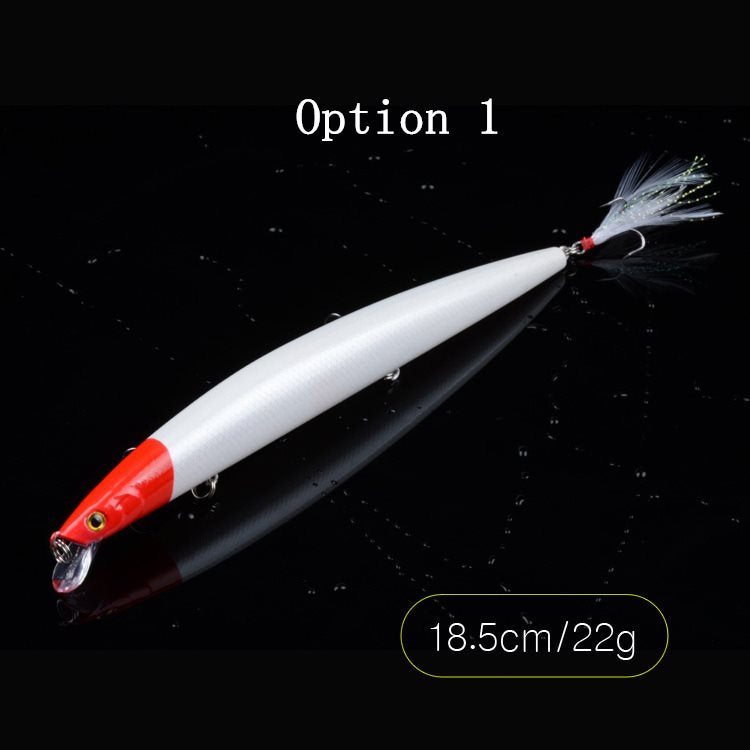 2 pcs 18.5cm 22g floating minnow lure