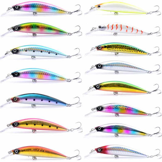 2 pcs 25.5g/33g sinking minnow lure