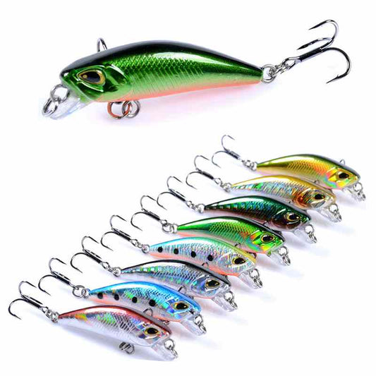 2 pcs 4.7cm 3.7g sinking minnow lure