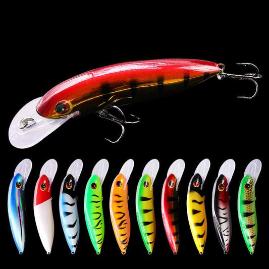 2 pcs 10.5cm 13.3g floating minnow lure