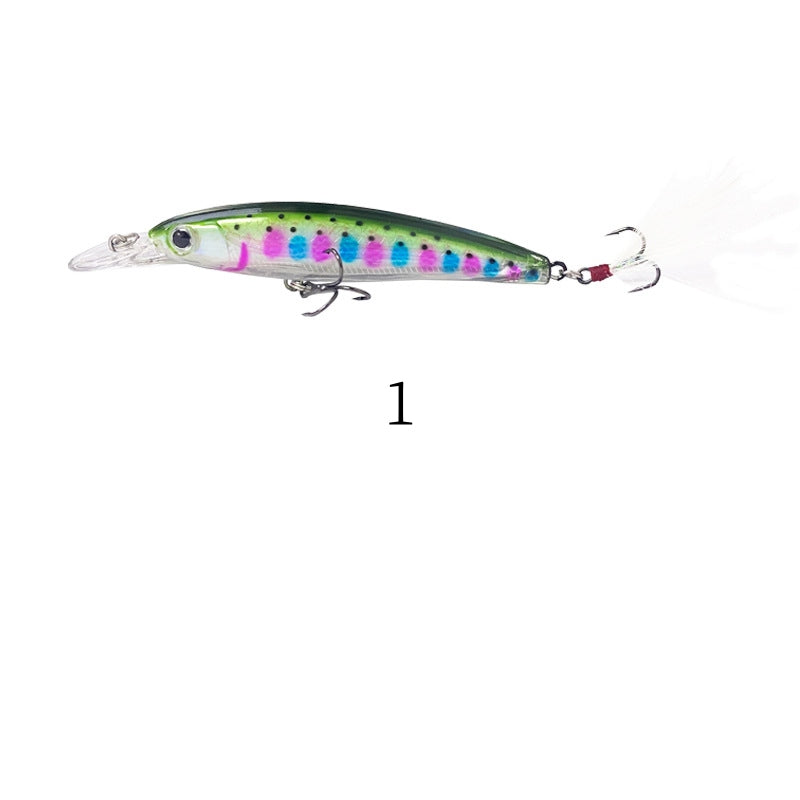 1 pc 9.5cm 13.9g floating minnow lure