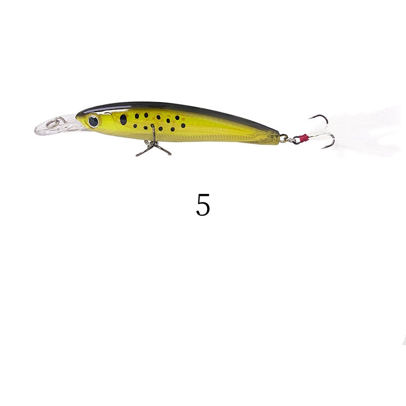 1 pc 9.5cm 13.9g floating minnow lure