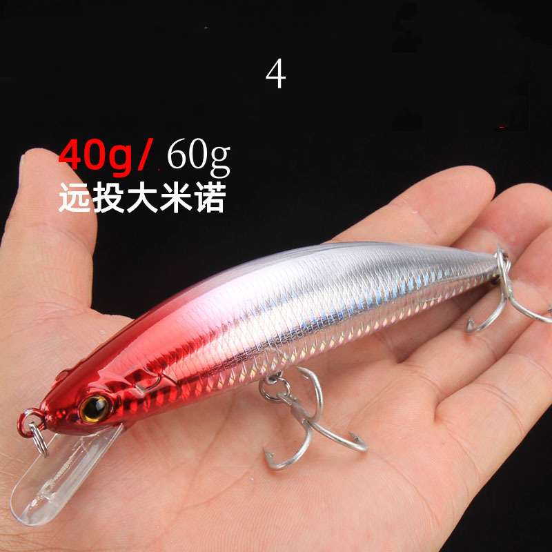 2 pcs 40g/60g sinking Minnow Lure for big fish