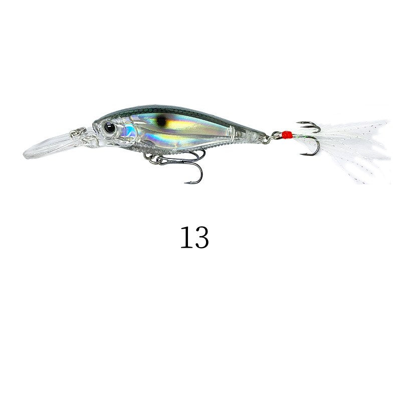 1 pc 7cm 10.3g floating minnow lure