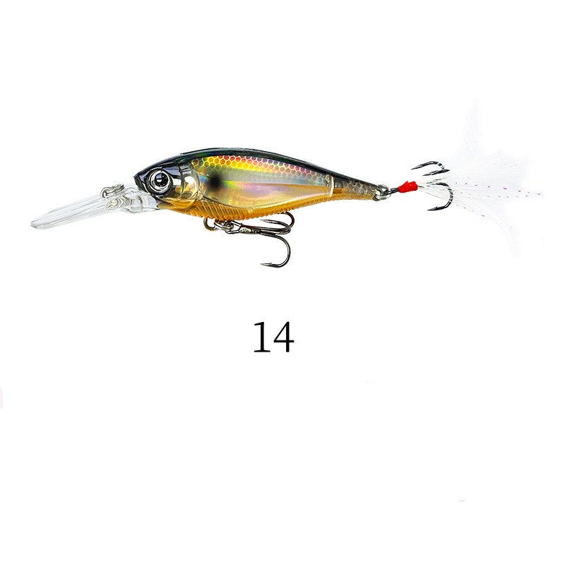 1 pc 7cm 10.3g floating minnow lure