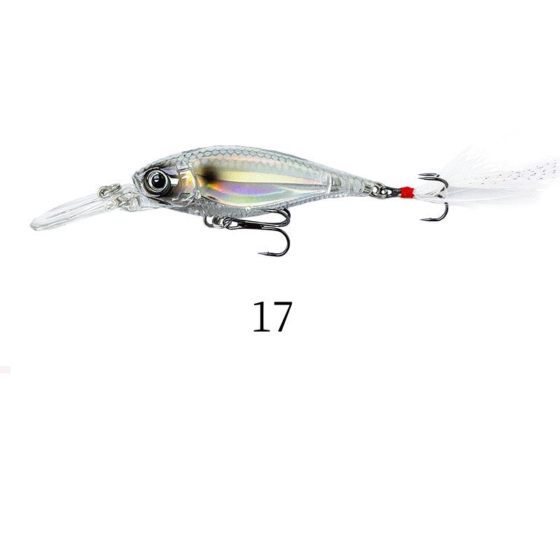 1 pc 7cm 10.3g floating minnow lure