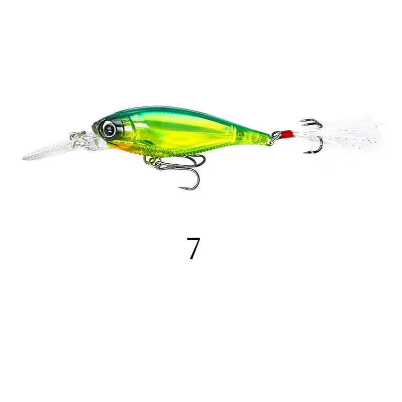 1 pc 7cm 10.3g floating minnow lure