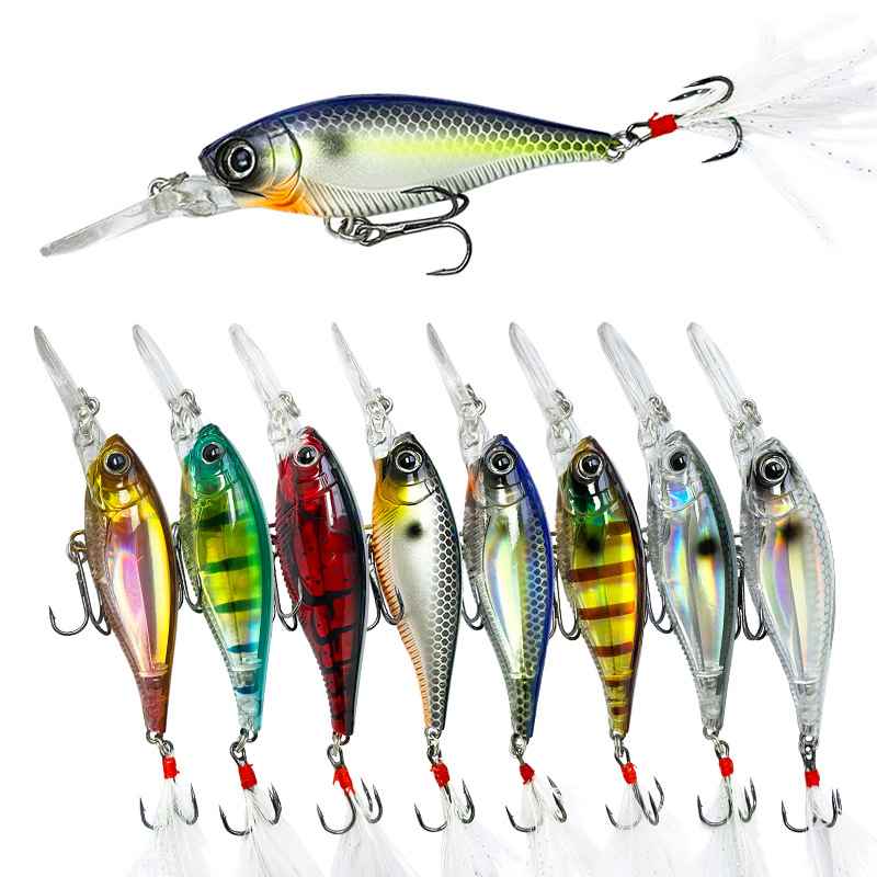 1 pc 7cm 10.3g floating minnow lure