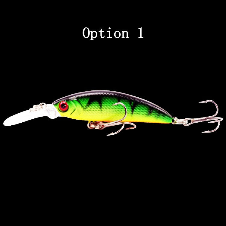 2 pcs 7.5cm 5.8g underwater minnow lure