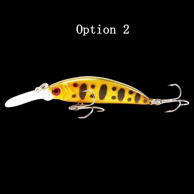 2 pcs 7.5cm 5.8g underwater minnow lure