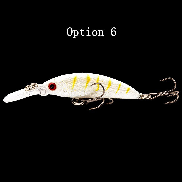 2 pcs 7.5cm 5.8g underwater minnow lure