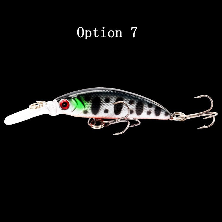 2 pcs 7.5cm 5.8g underwater minnow lure