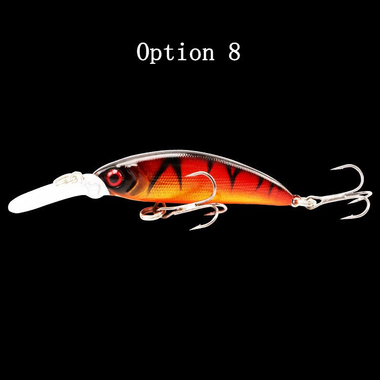 2 pcs 7.5cm 5.8g underwater minnow lure