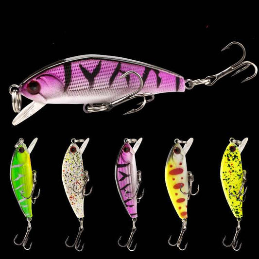 2 pcs 5.5cm 3.4g sinking minnow lure