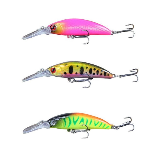 2 pcs 7cm 6g sinking minnow lure