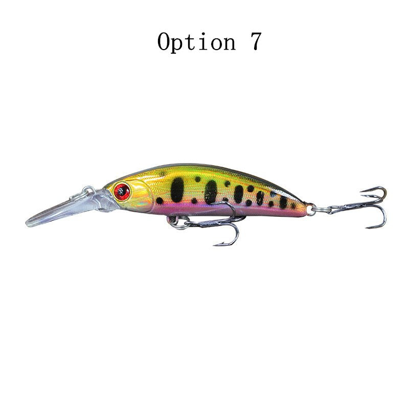 2 pcs 7cm 6g sinking minnow lure