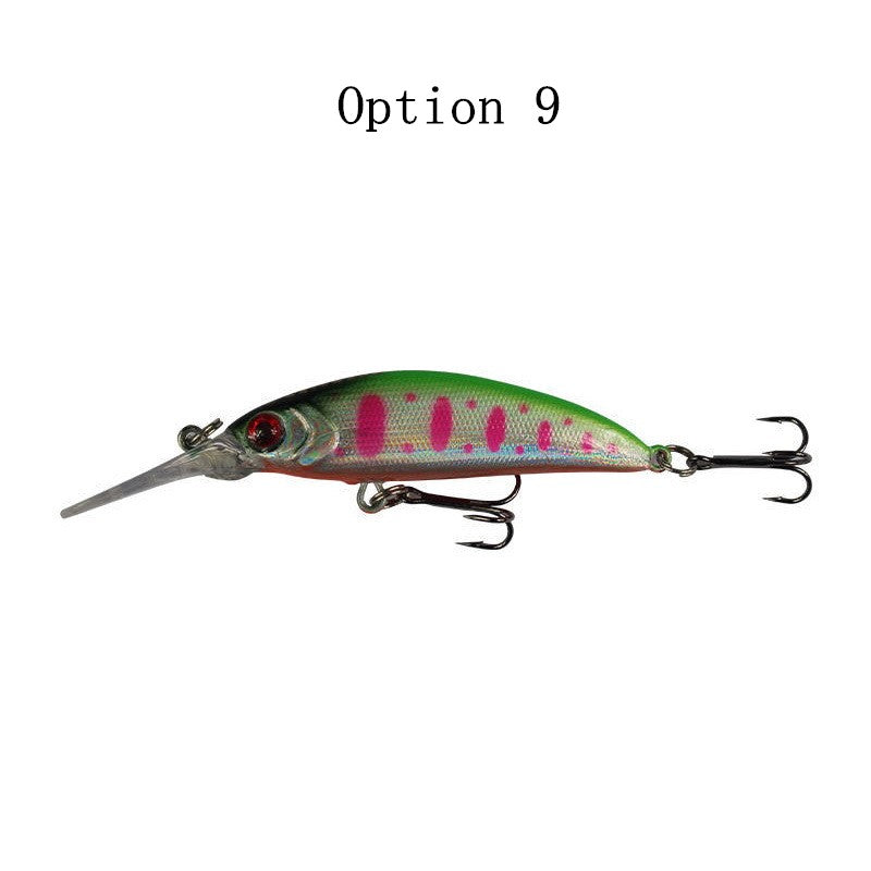 2 pcs 7cm 6g sinking minnow lure