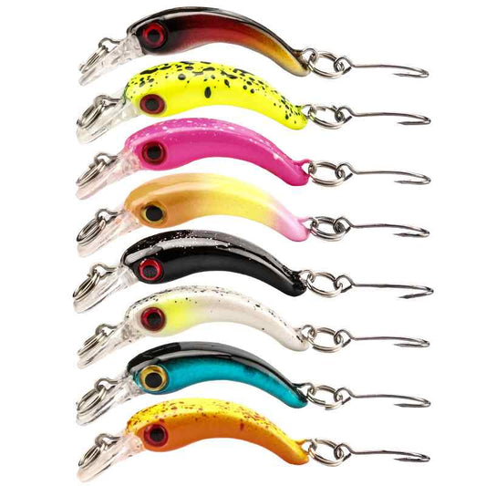 2 pcs 4cm 1.5g floating minnow lure