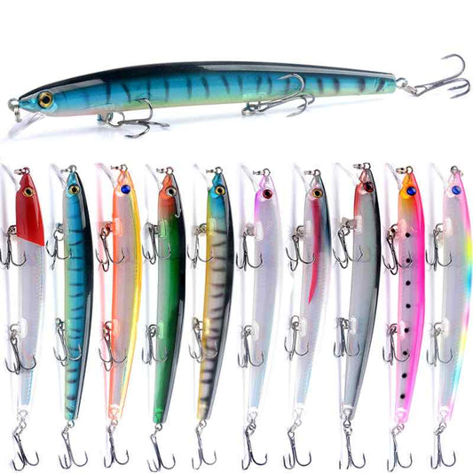 2 pcs 13.5cm 15g floating minnow lure