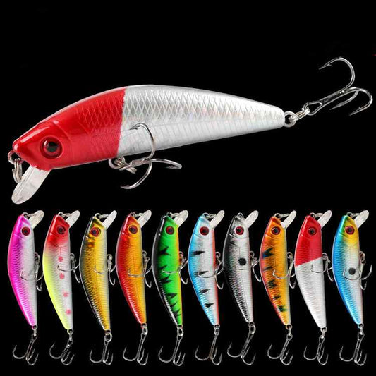 2 pcs 7cm 8g floating minnow lure