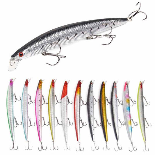 2 pcs 18cm 23g floating big minnow lure