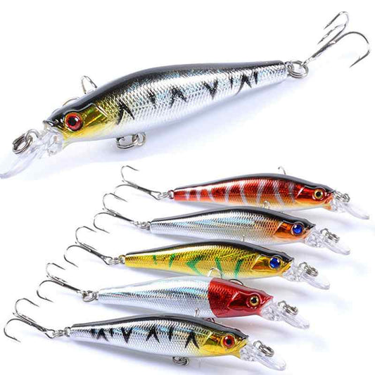 2 pcs 8.5cm 8.4g floating minnow lure