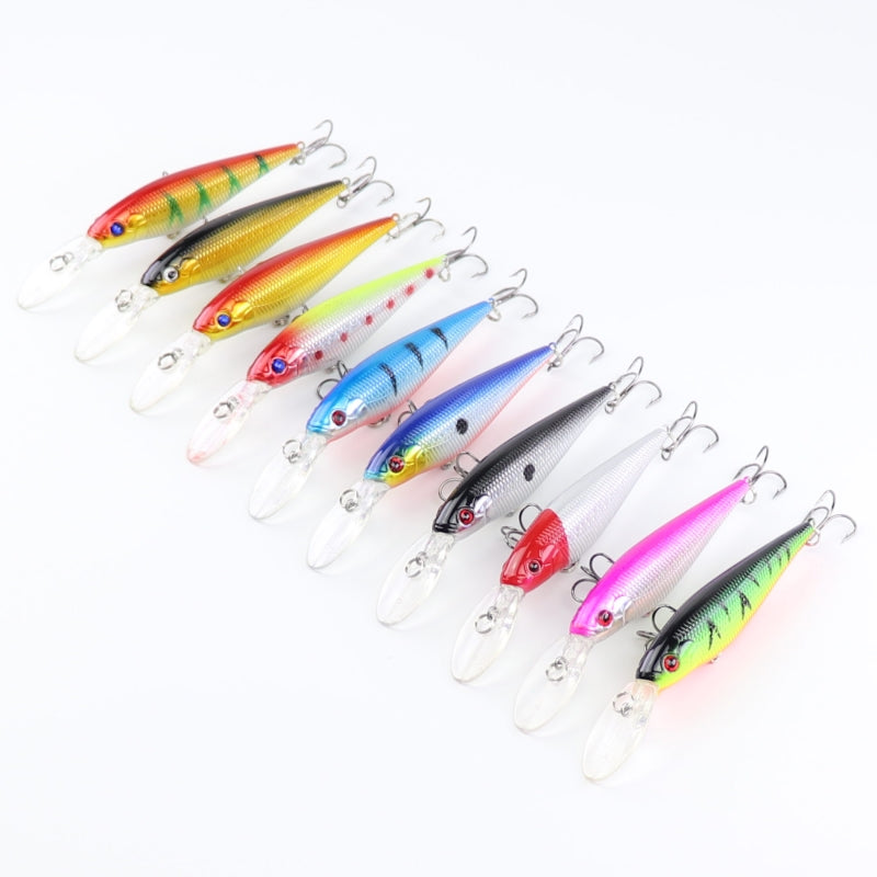 2 pcs 10.6cm 10g floating minnow lure