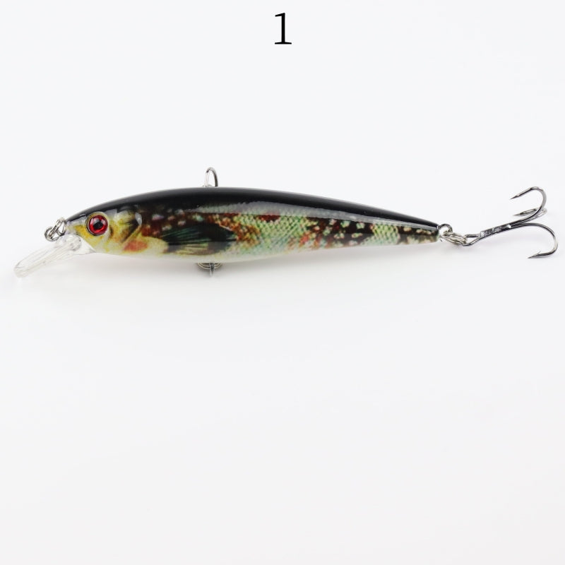 2 pcs 11cm 11.5g floating painted minnow lures