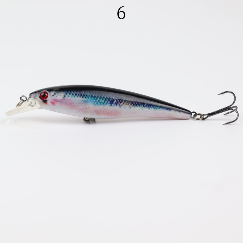 2 pcs 11cm 11.5g floating painted minnow lures