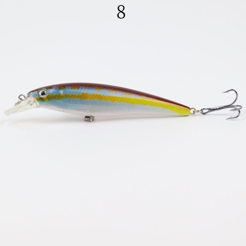 2 pcs 11cm 11.5g floating painted minnow lures