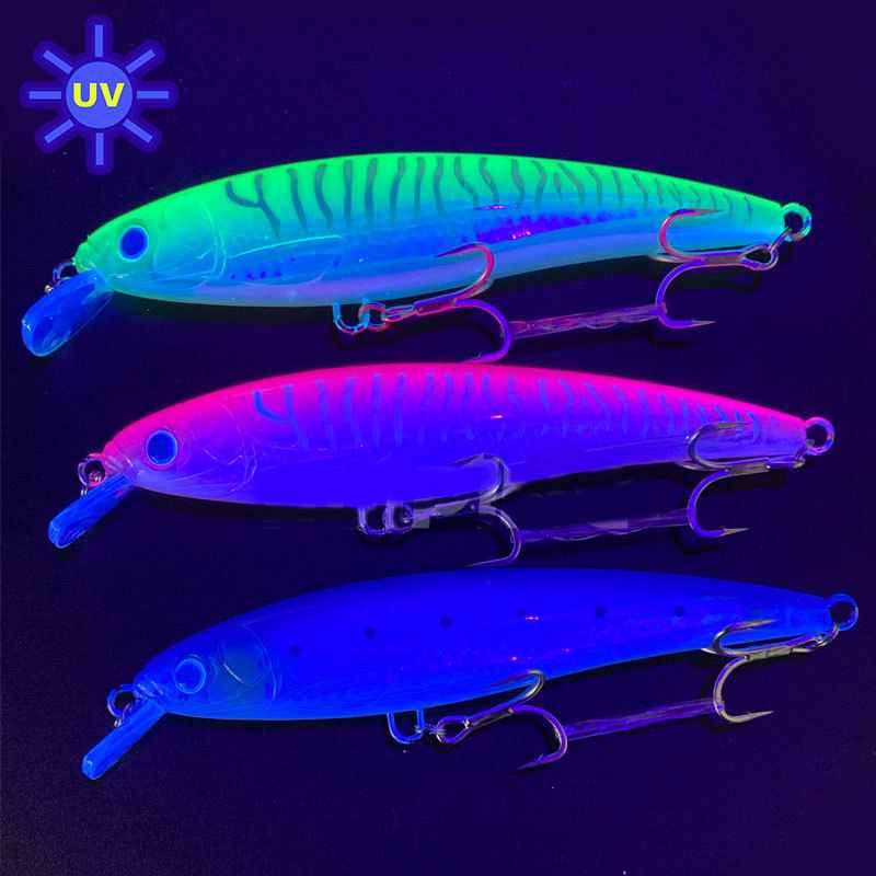 1 pc 14cm 41g uv minnow lure for big fish