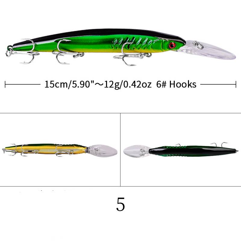 1 pc 15cm 12.5g floating minnow lure