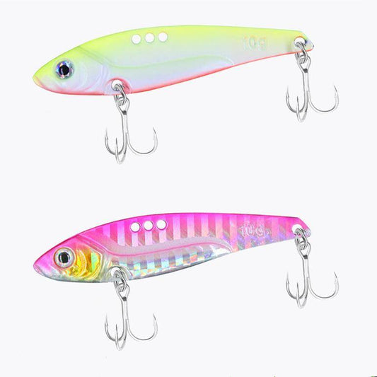 2pc 7/10/14/18g metal vibrating blade sinking fishing lure