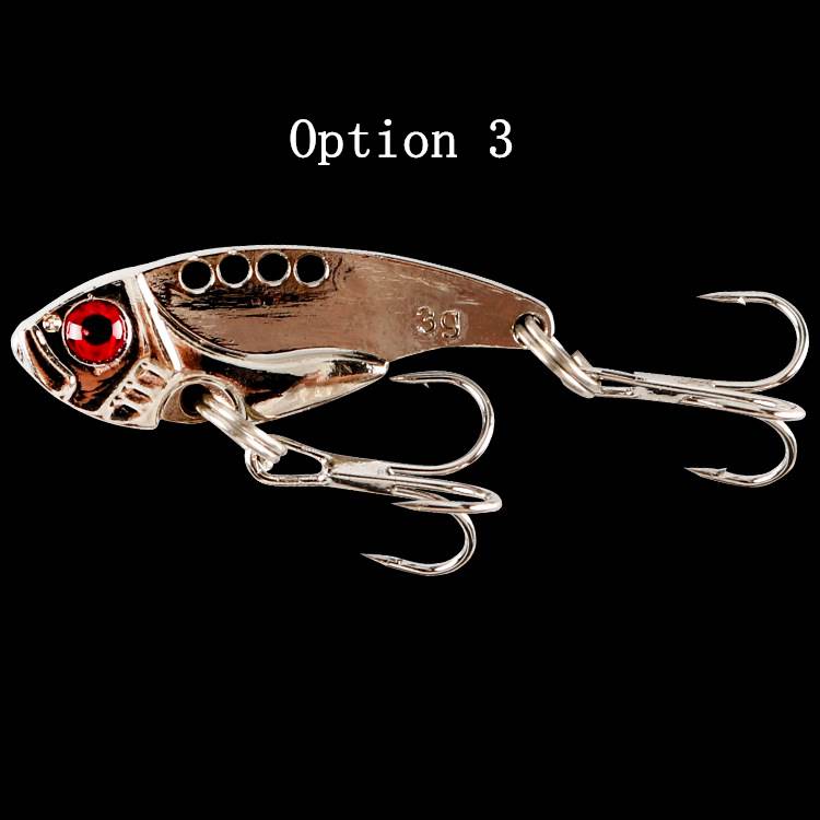 10pcs 4cm 3g metal VIB submersible fishing lure