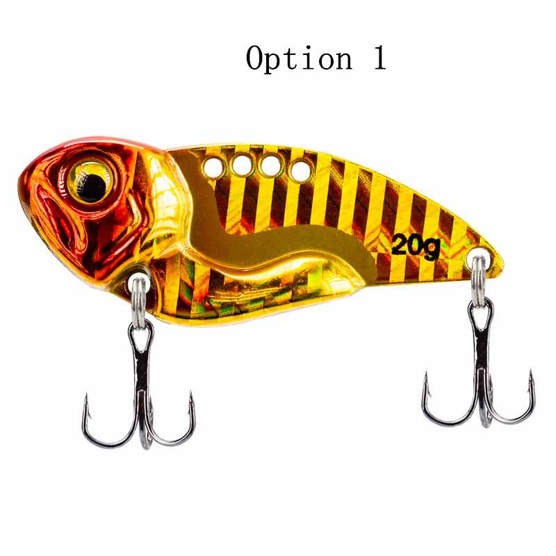 2pc 3/5/7/10/12/15/20g metal vibrating blade sinking fishing lure