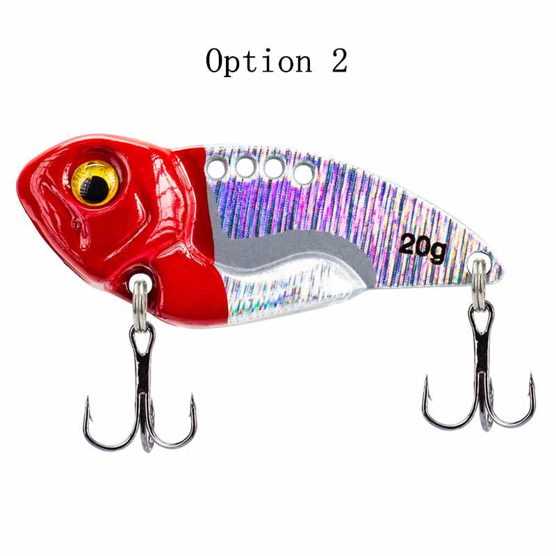 2pc 3/5/7/10/12/15/20g metal vibrating blade sinking fishing lure