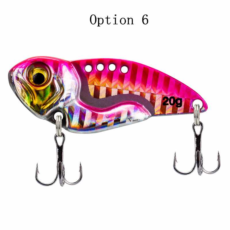 2pc 3/5/7/10/12/15/20g metal vibrating blade sinking fishing lure