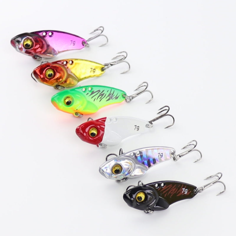 2pc 3.5/5/7/10/15/20g metal vibrating blade sinking fishing lure